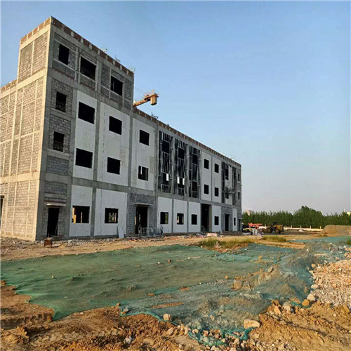 华北制药股份有限公司泄爆墙加工现场