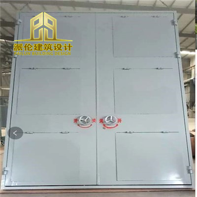 泄爆门的工作方法或步骤及其特征